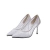 QH8850 Mesh Stiletto Pump