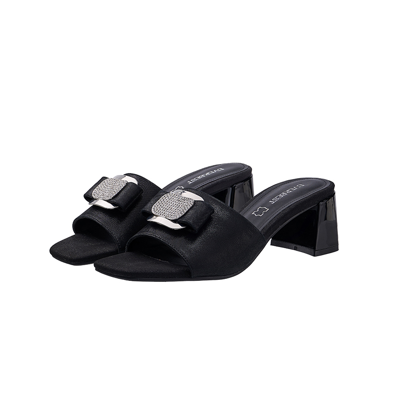 QH8851 Slip On Block Heel