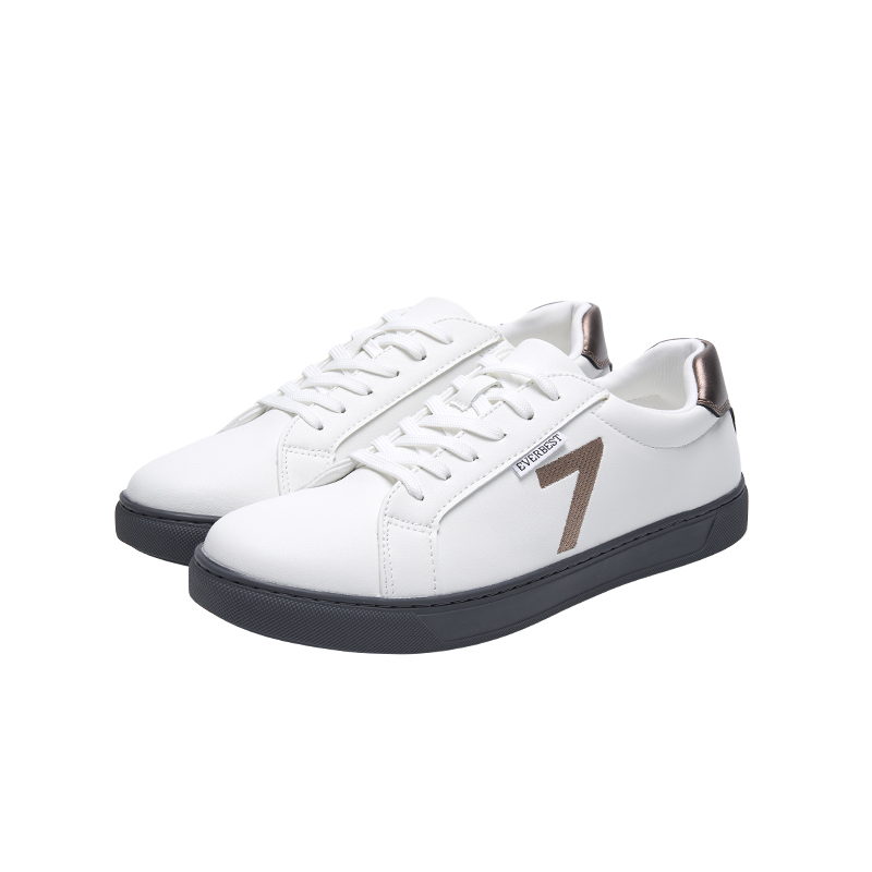 SD7009 Men's Lace up White Sneaker
