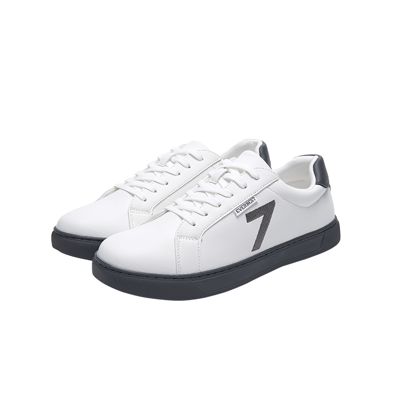 SD7009 Men's Lace up White Sneaker