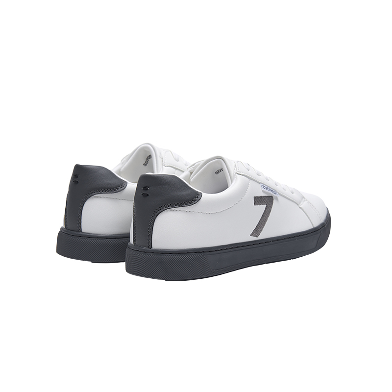 SD7009 Men's Lace up White Sneaker