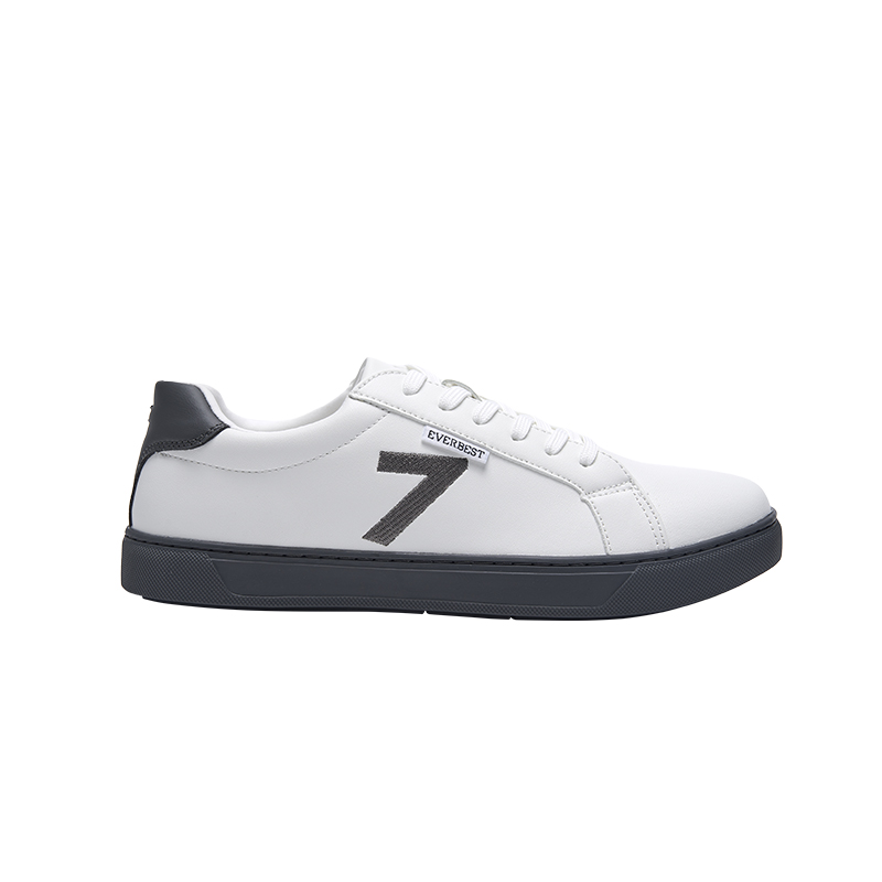 SD7009 Men's Lace up White Sneaker