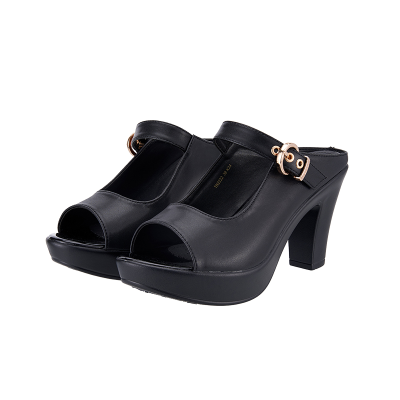 TN2222 Easy slip-on platform heel sandals