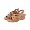 AMP0097 - Weave Strap Wedge Sandals