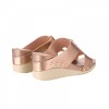 AMP0103 Front Zip Wedge Heel Sandals