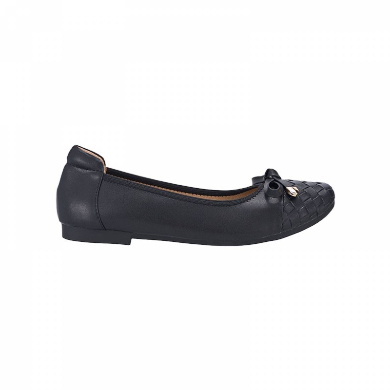 EBS0070 EVERBEST Weave Cap Toe Ballet Flats