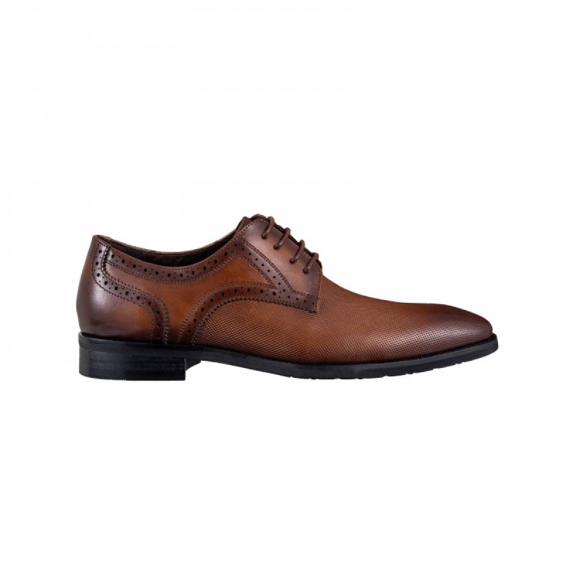 JB2020 Leather Derby Lace up Men Shoes