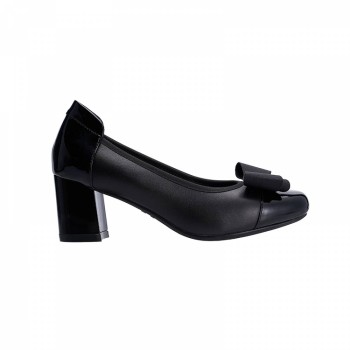 LH2023 Non Removable Bow Design High Heels Ladies Court Shoes