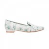 QH8840 Orchid Printed Flat Shoes