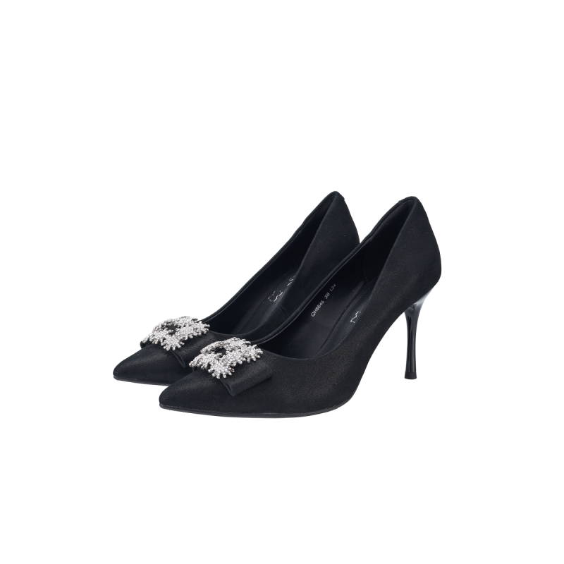 QH8846 Stiletto Pointed Toe High Heel Pump Shoes