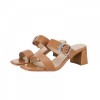 QH8848 Mid Heel Slip On Sandals