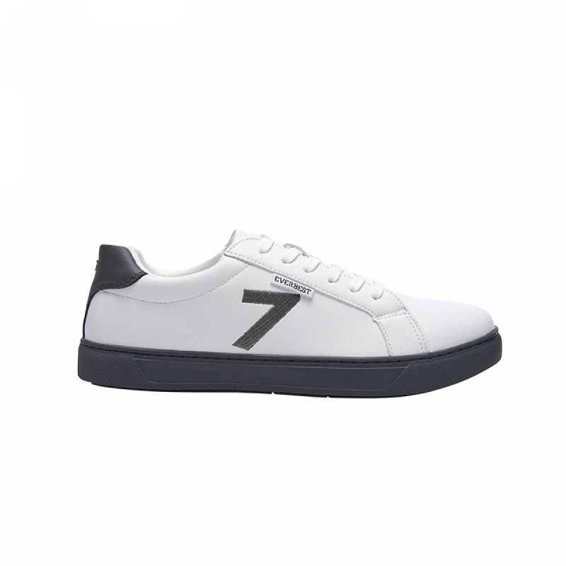 SD7009 Men's Lace up White Sneaker